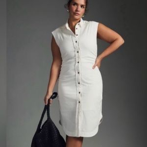 White Anthropologie dress. Size small